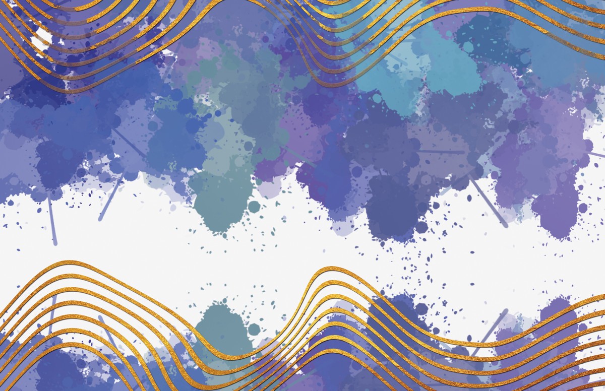 Фреска Гуашь индиго